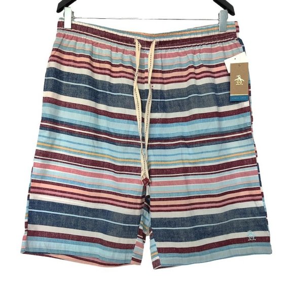 Original Penguin Other - NWT - Penguin Men’s Surf Stripe Board Shorts